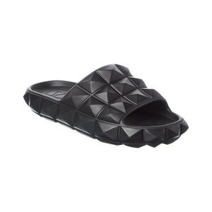 Valentino Rubber Slide, Black
